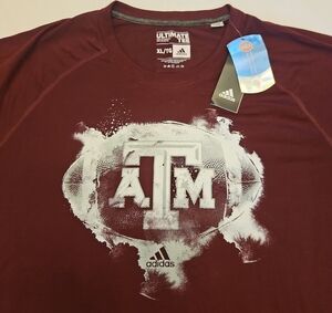 Adidas Burgundy Graphic Tee